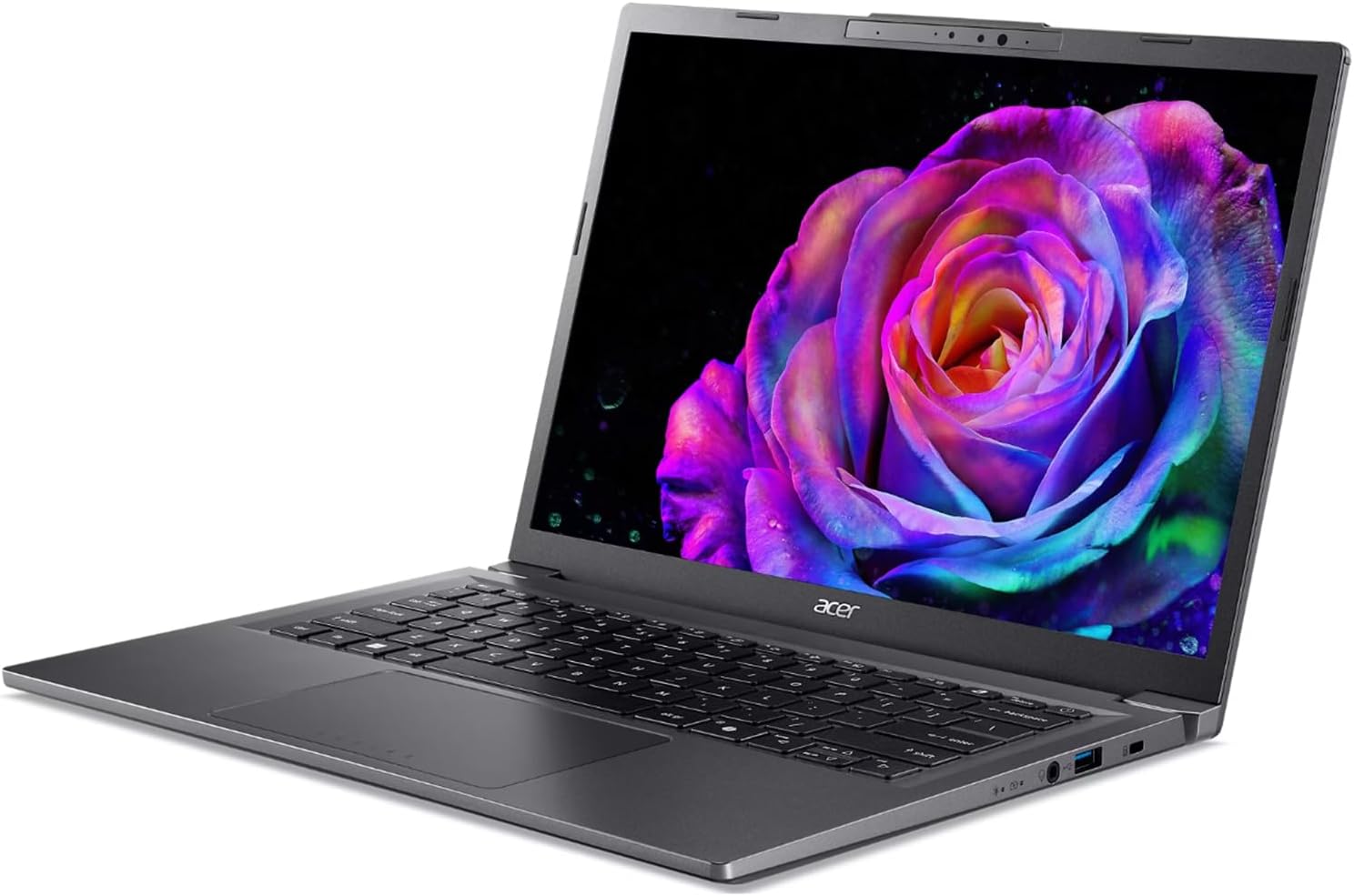 acer Aspire 14 AI Copilot+ Laptop 14' Touchscreen IPS WUXGA (Intel 8-core Ultra 7-258V (>Ultra 9 185H), 32GB LPDDR5X, 4TB SSD, Intel Arc 140V, Backlit, 2 Thunderbolt 4, Win 11 Home) w/DKZ USB Port