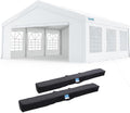 Quictent Party Tent Heavy Duty Outdoor Canopy Tent Wedding Event Shelter BBQ Wedding Tents for Parties with Storage Bags (20'x20')
