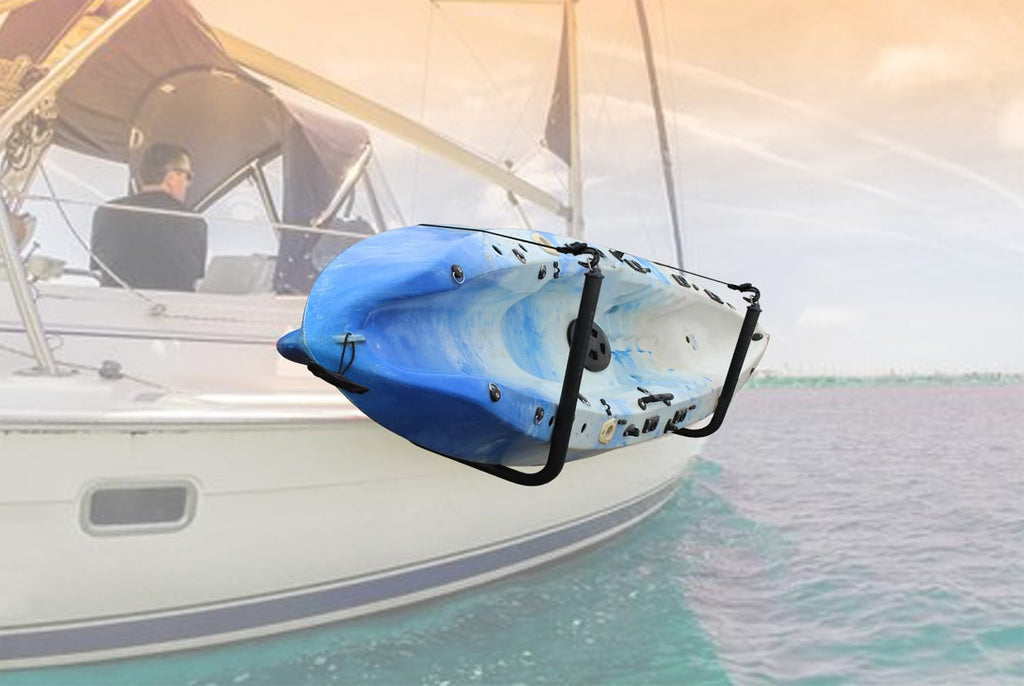 Brocraft Kayak Rack for Boat Rail Mount/SUP Rack for Boat Rail Mount/Pontoon Boat Paddle Board Rack