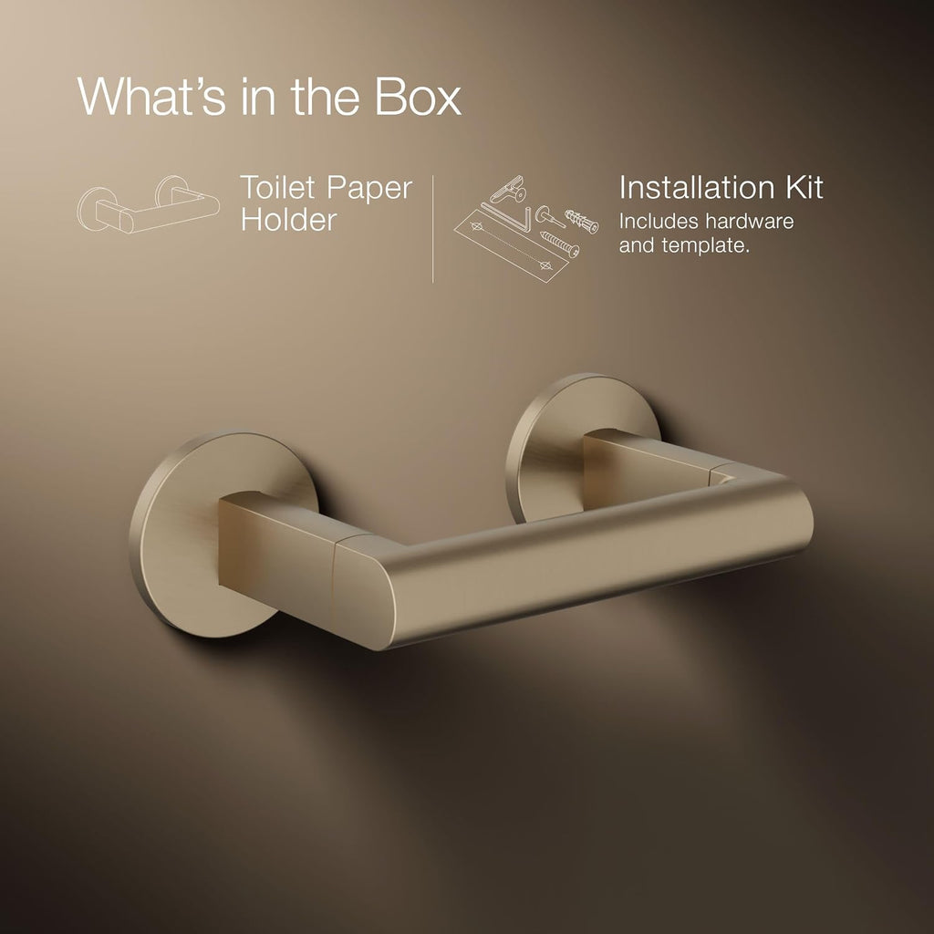 KOHLER K-78382-BV Components™ PIVOTING Tissue Assembly, Vibrant Brushed Bronze