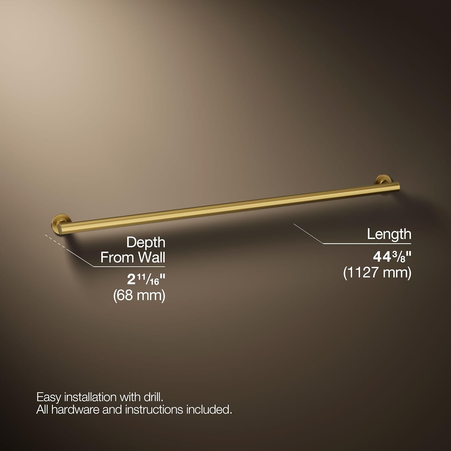 KOHLER Purist 42' Grab Bar