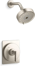 Kohler KTS35916-4G-BN Castia by Studio McGee Shower Only Trim Package with 1.75 GPM Single Function Shower Head with MasterClean Sprayface Vibrant Brushed Nickel