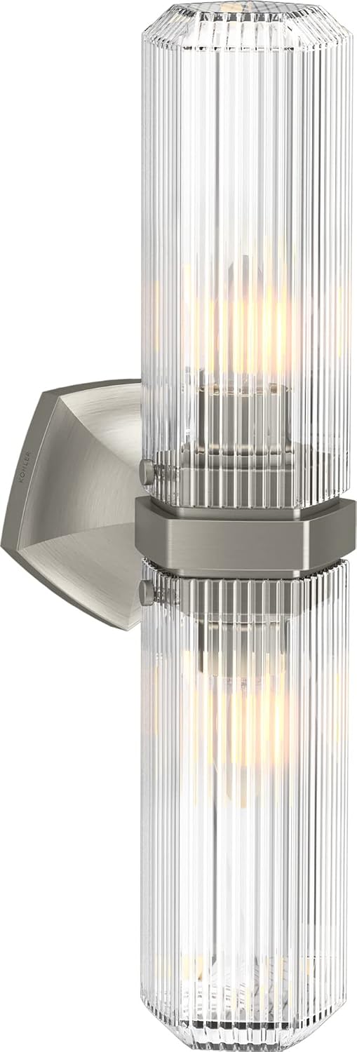Occasion 2-Light Vertical Sconce - Brushed Nickel 31777-SC02-BNL Kohler