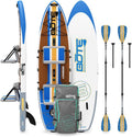 BOTE Lowrider Aero Inflatable Stand Up Paddle Board MAGNEPod Blow Up iSUP Convertible Seat Included Adults Kids Family Friendly Multiple Sizes