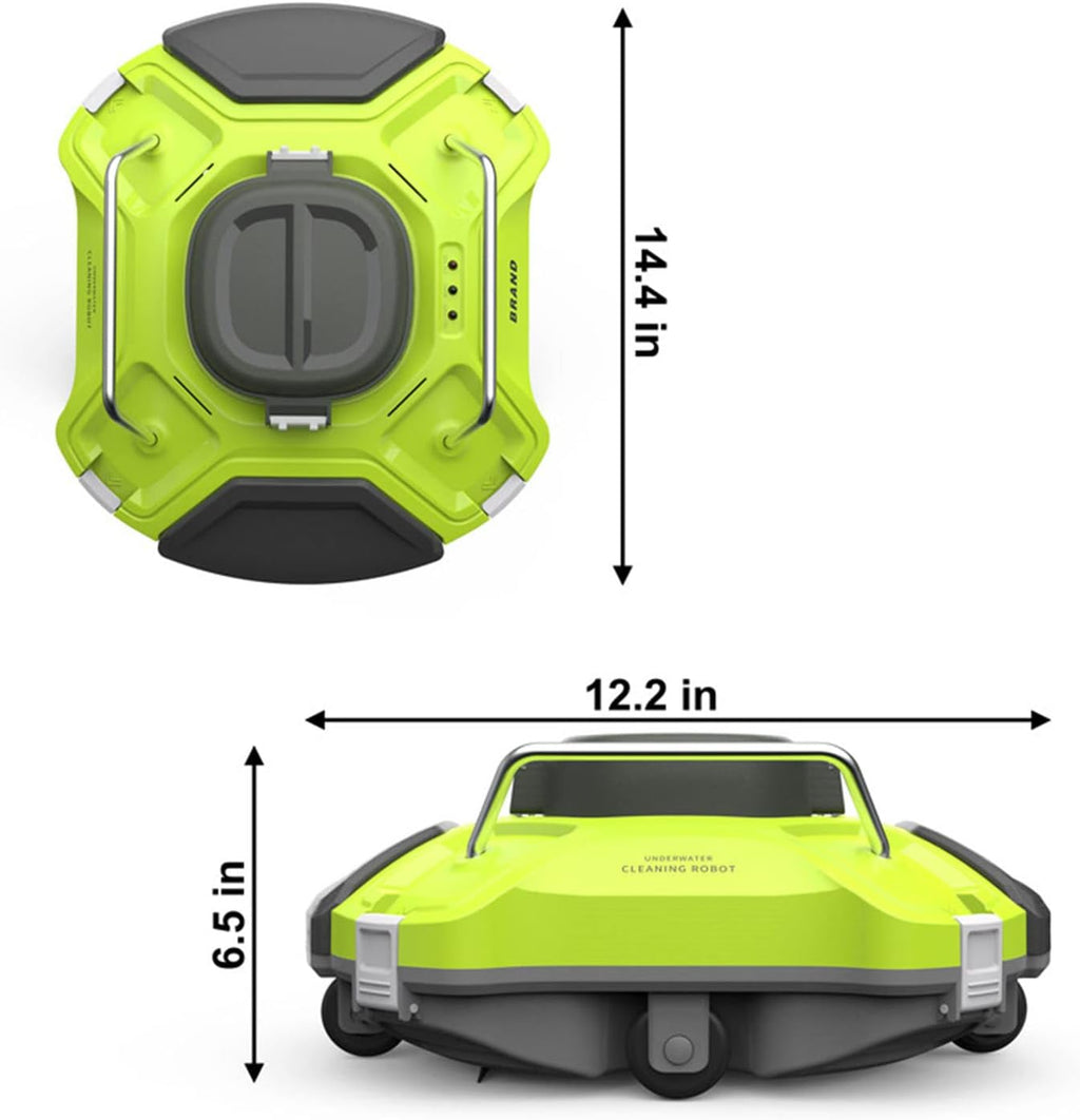 Fully Automatic Swimming Pool Vacuum Cleaner,Swimming Pool Cleaner Robot,Cordless Automatic Pool Cleaner, Underwater Automatic Pool Vacuum Cleaner,for Ground Swimming Pool