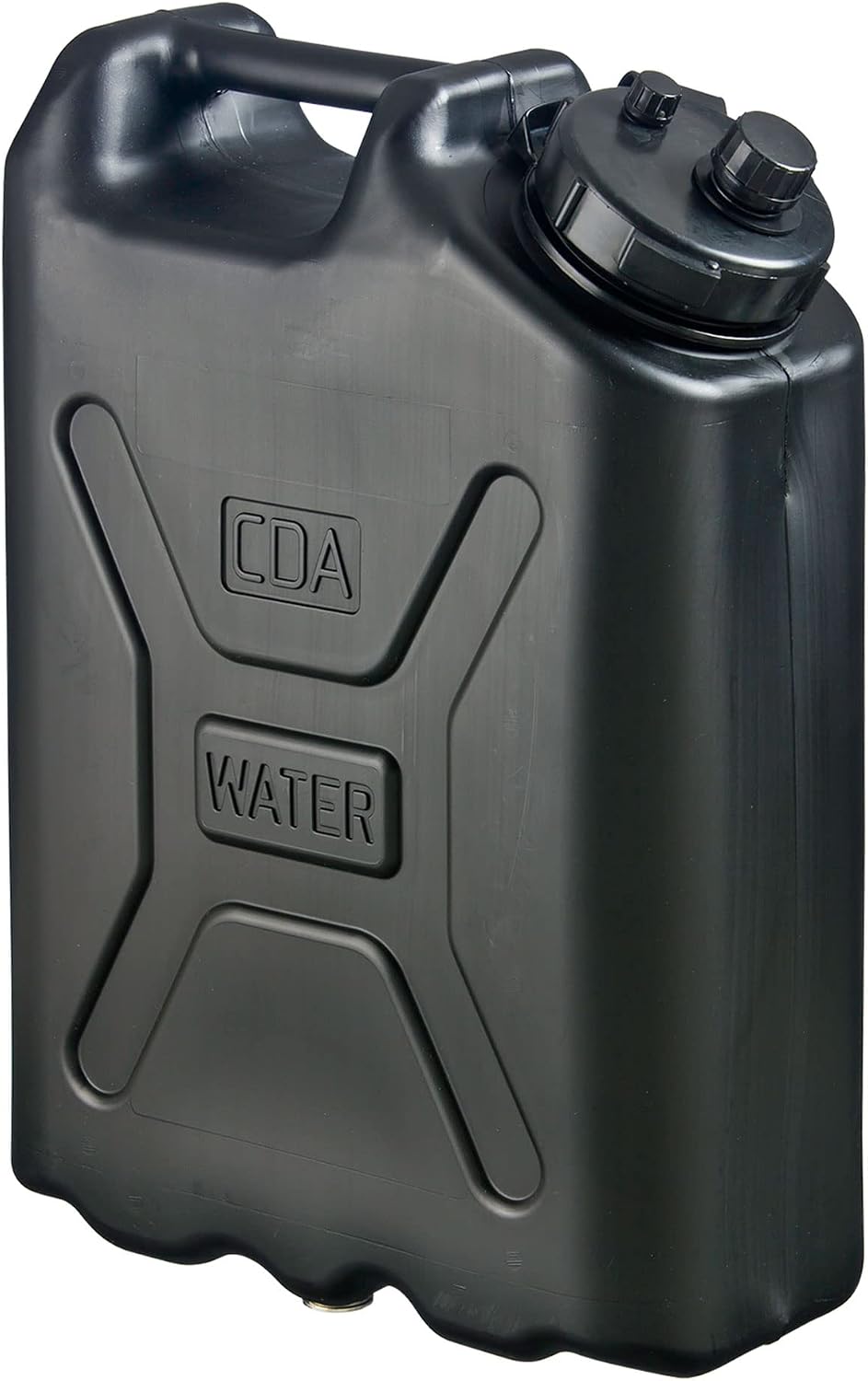 Scepter 8-Pack Military Water Container for Camping/Emergency/Off-Road, 5 Gallon, Black