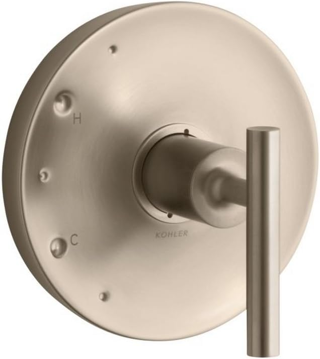 KOHLER TS14423-4-BV Purist Rite-Temp Valve Trim with Lever Handle