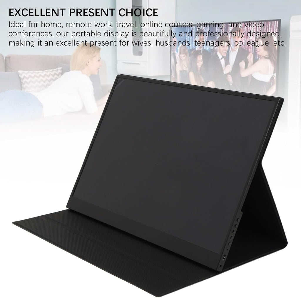Laptop Screen Extender, 14in Laptop Monitor Extender with 2K Display, Support Double USB C, Touch Screen, Built - in Speakers for Office and Home