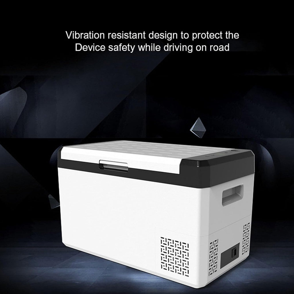 25L Car Refrigerator, 12V/24V/220V Universal Compressor Cooler Portable Car Fridge for Truck Van RV Camper SUV Home Camping Travel Fishing Outdoor