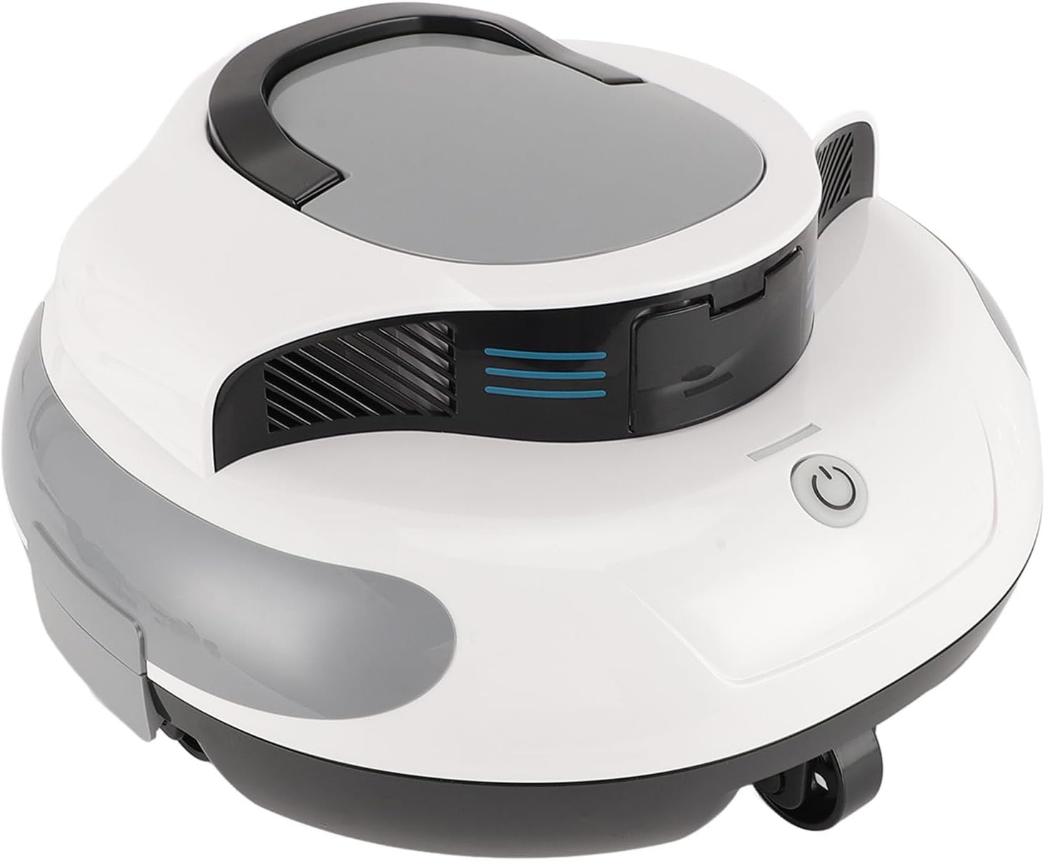 Robotic Pool Cleaner, Portable Pool Vacuum, 1000 Ft ² Cleaning Area, Cordless Above Ground Pool Robot Vacuum, Self Parking & Automatic Cleaning, 5000mAH Battery (US Plug)