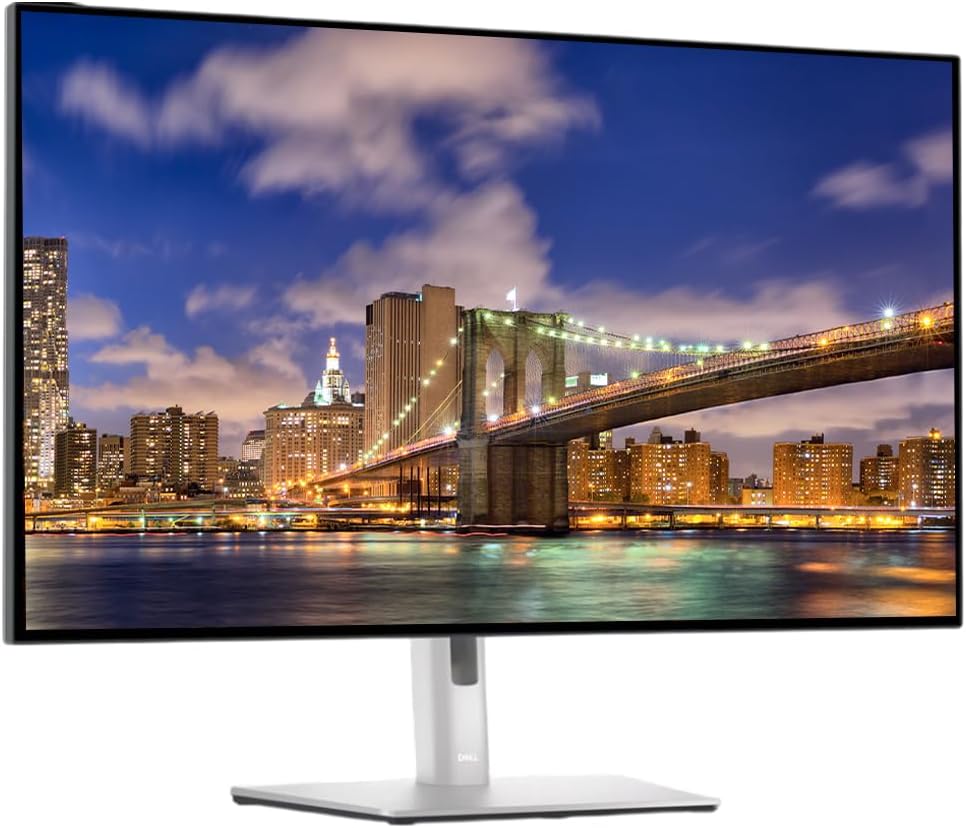 Dell U3223QE 32-inch 2160P 4K UHD 60Hz 5ms Monitor, 2-Pack Low Blue Light, Full Dock, Daisy Chain, IPS, HDMI, DisplayPort, USB Hub, USB-C, Ethernet and Desk Mount Dual Monitor Stand (Renewed)