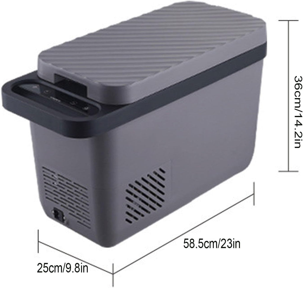 Outdoor Car Refrigerator, Car Home Dual-Use 12V/24V Car 16L Fridge Portable Freezer Compressor Cooler for Car, RV, Truck, Van, Boat for Camping, Travel, Fishing Outdoor,Red