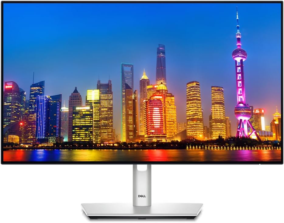 Dell U2723QE 27-inch 2160P 4K UHD 60Hz 5ms Monitor, 2-Pack Low Blue Light, Full Dock, Daisy Chain, IPS, HDMI, DisplayPort, USB Hub, USB-C, Ethernet and Desk Mount Dual Monitor Stand (Renewed)