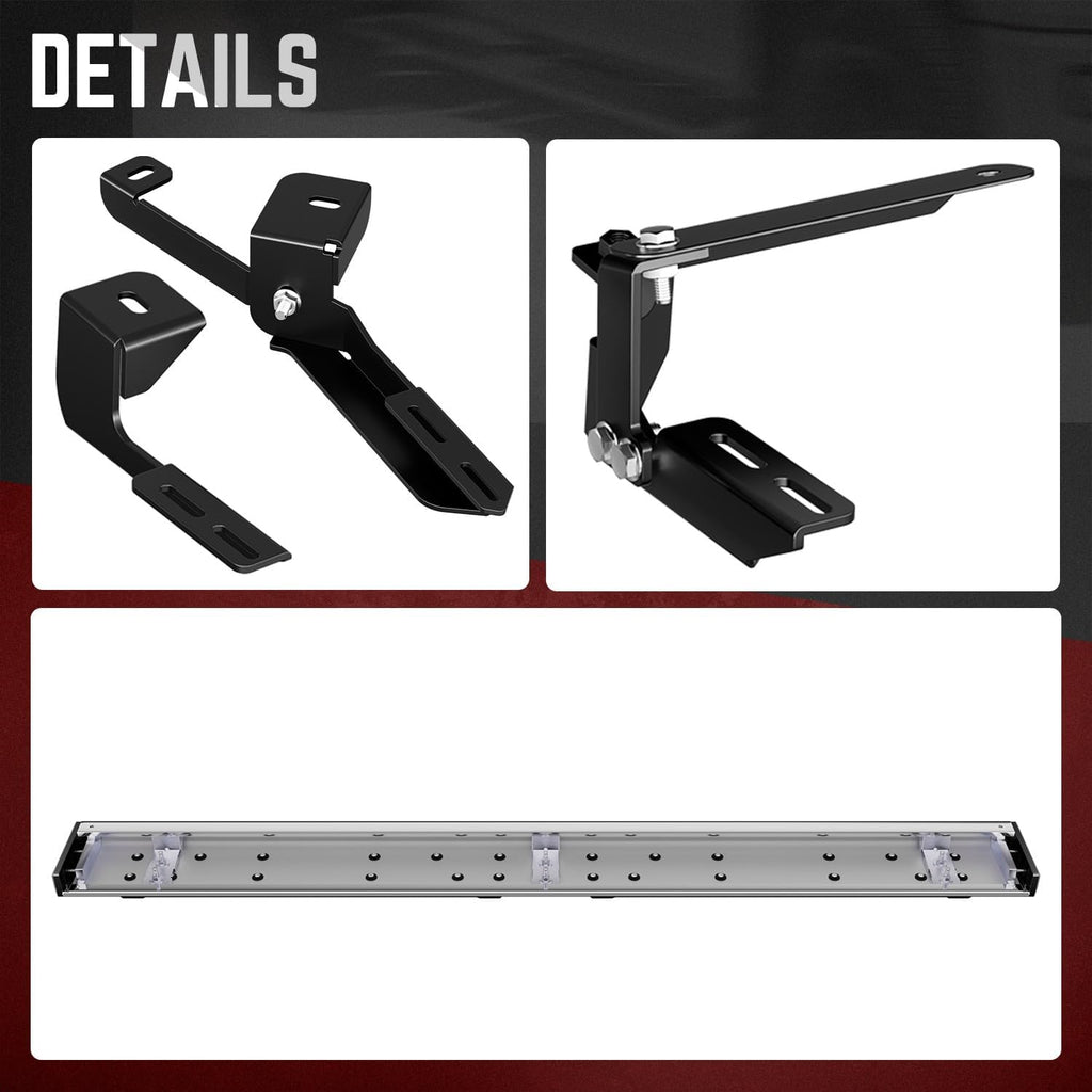 DNA Motoring 6.5 Inches Flat Board Side Steps Running Boards Compatible with Toyota RAV4 2006-2018, STEPB-U-RAV406-T1
