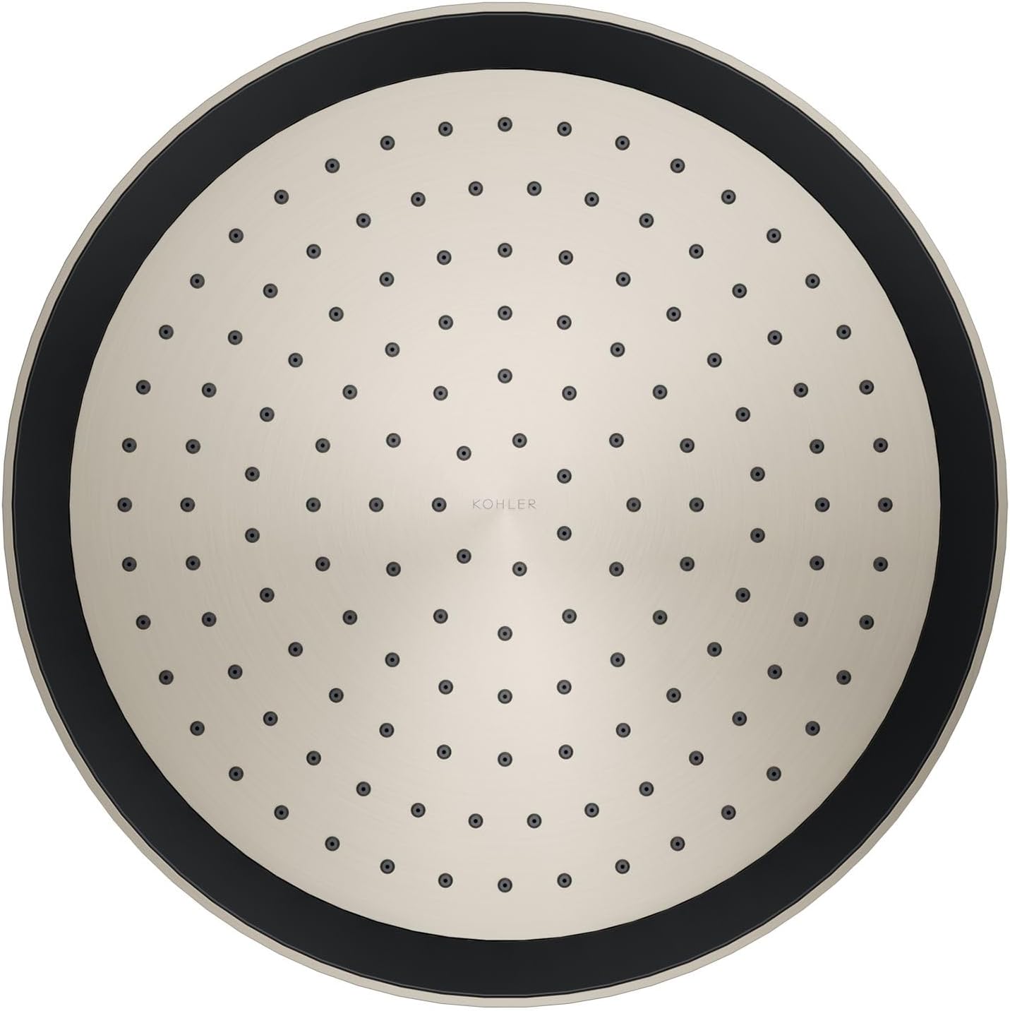 Kohler 26291-BN Statement® Round 12' single-function rainhead, 2.5 gpm, Vibrant Brushed Nickel
