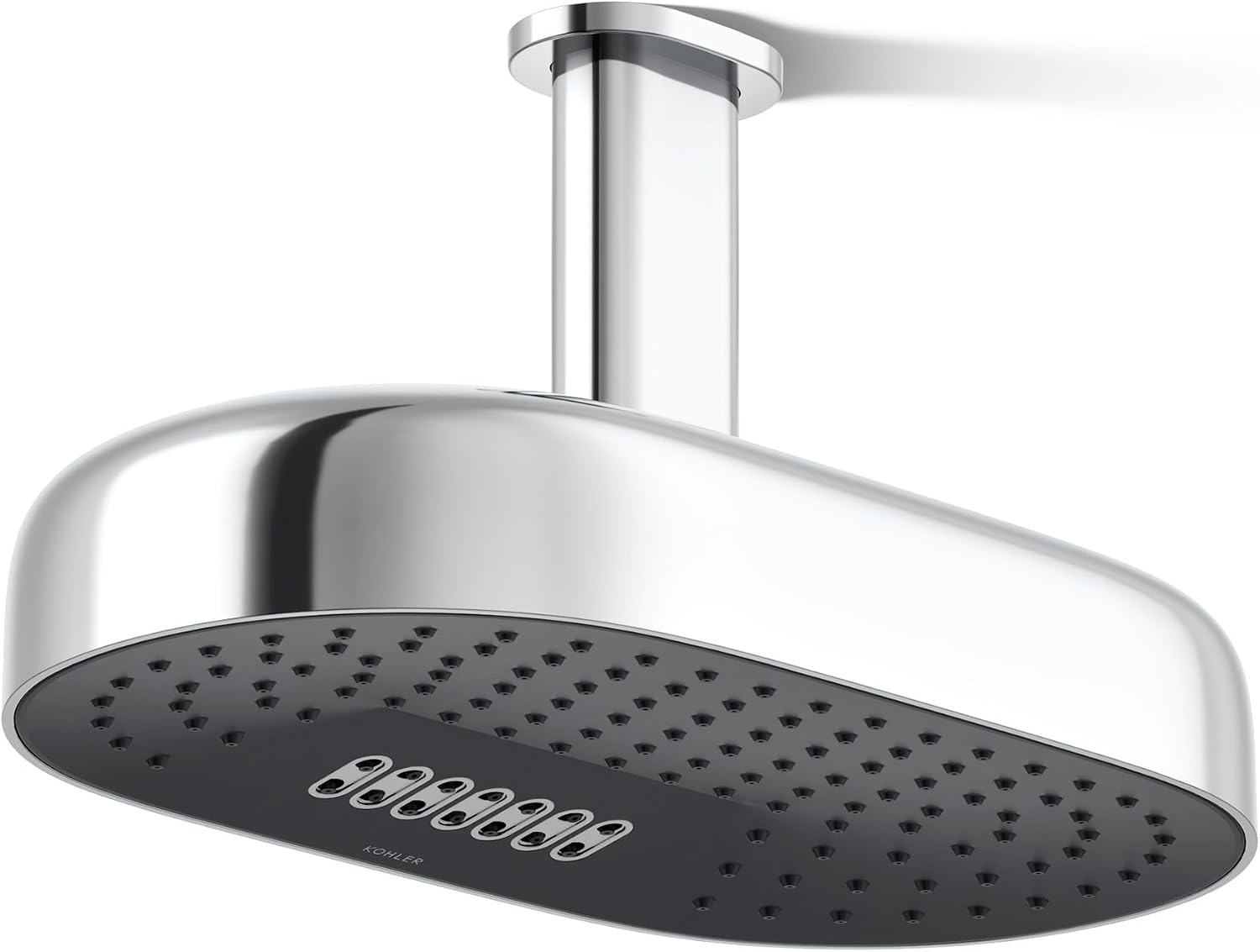 KOHLER 26295-G-CP Statement™ Oblong 14 in. Multifuntion 1.75 gpm Rainhead, Polished Chrome