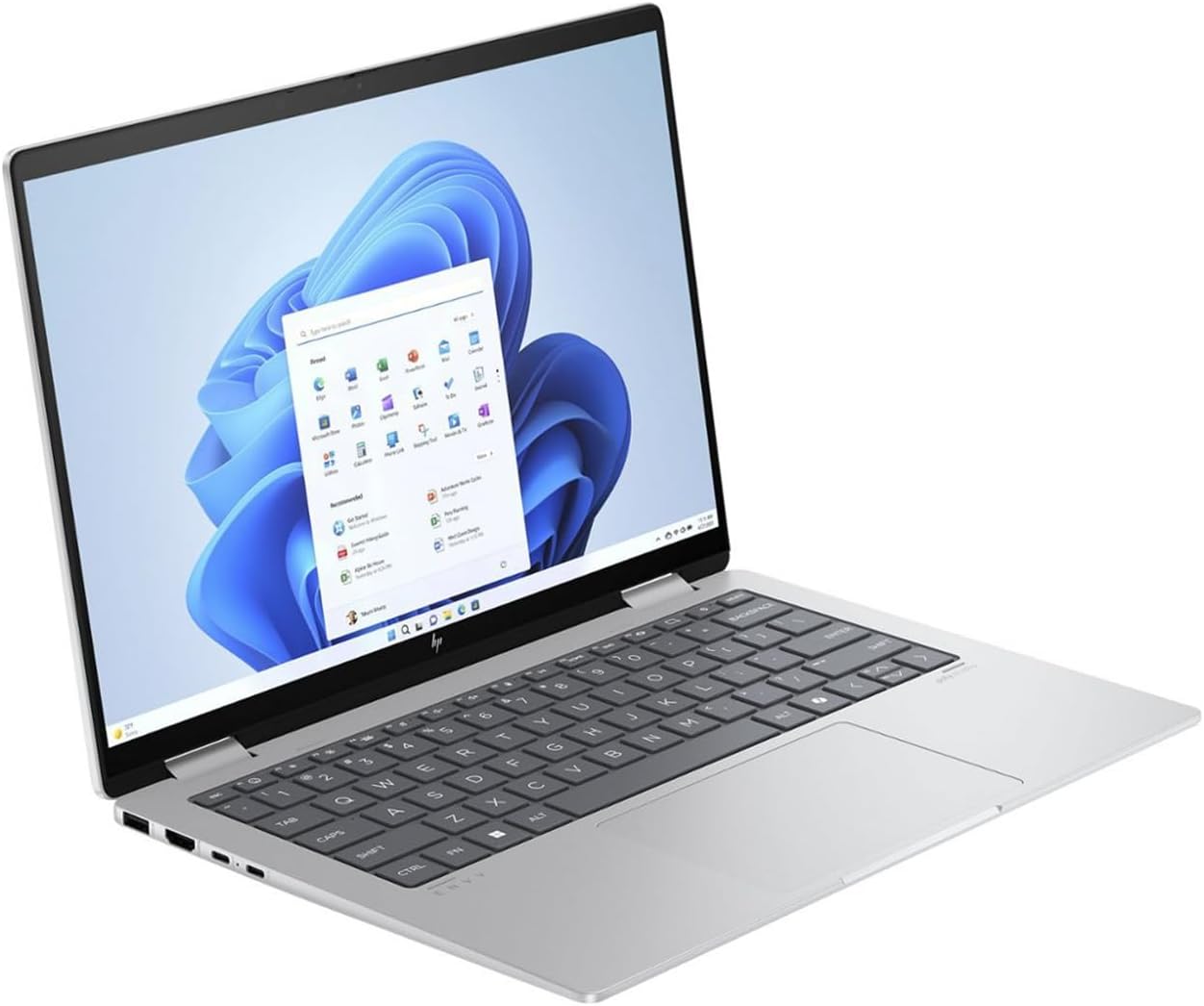 HP Envy 2-in-1 Laptop, 14' WUXGA IPS Touchscreen Display, Ryzen 5 8640HS (Up to 4.9Hz), 16GB DDR5, 512GB PCIe 4.0, Backlit KB, WiFi 6E, USB-C, BT, HDMI, Long Battery Life, PDG HDMI Cable, Win 11 Pro