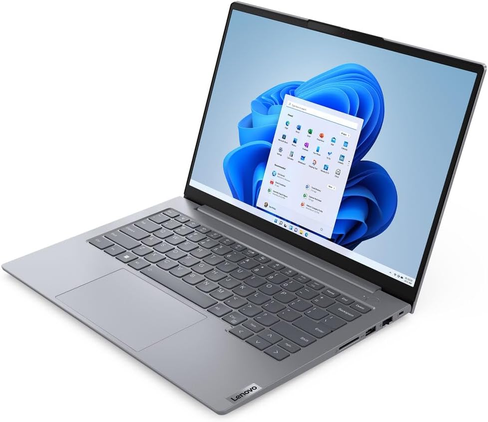 Lenovo ThinkBook 14 G6 ABP 2023 Business Laptop 14' WUXGA IPS Touchscreen 8-Core AMD Ryzen 7 7730U 32GB DDR4 1TB SSD Radeon Graphics Wi-Fi 6 Backlit Keyboard Fingerprint Win11 Pro w/ONT 32GB USB
