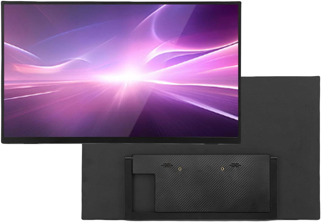 18.5in Computer Display, 1920X1080 120Hz Laptop Screen Extender with 2 Type C and Mini HD Display Ports, with Speakers, for Switch Gaming Consoles PC