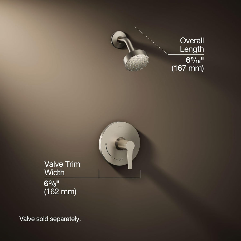 Kohler K-TS97077-4G-BN Pitch Shower Trim, Brushed Nickel