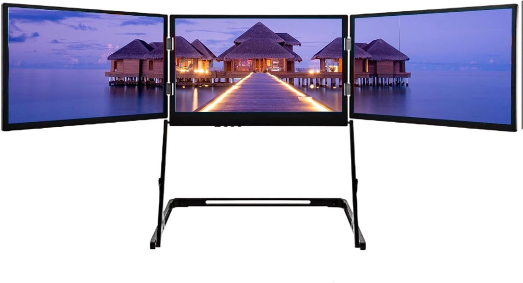 Laptop dual monitors, monitor extender, 15.6-inch Full HD laptop screen extender, portable monitor external extension for smoother multitasking, perfect for video editing, design, and gaming.