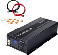 WZRELB Pure Sine Wave Inverter 3000W 24VDC to 120VAC Solar Power Peak 6000W Converter Truck RV Home LCD Display, Black (LN300024)