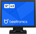 Beetronics 12-Inch Full HD IPS Monitor - Professional Industrial-Grade Display | HDMI, VGA, BNC, RCA Inputs | Durable Metal Housing, Matte Screen, 4:3 Aspect Ratio, Wide Viewing Angle - 12VG7M