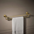 Kohler 72570-2MB Artifacts® 24' Double Towel bar, Vibrant Brushed Moderne Brass
