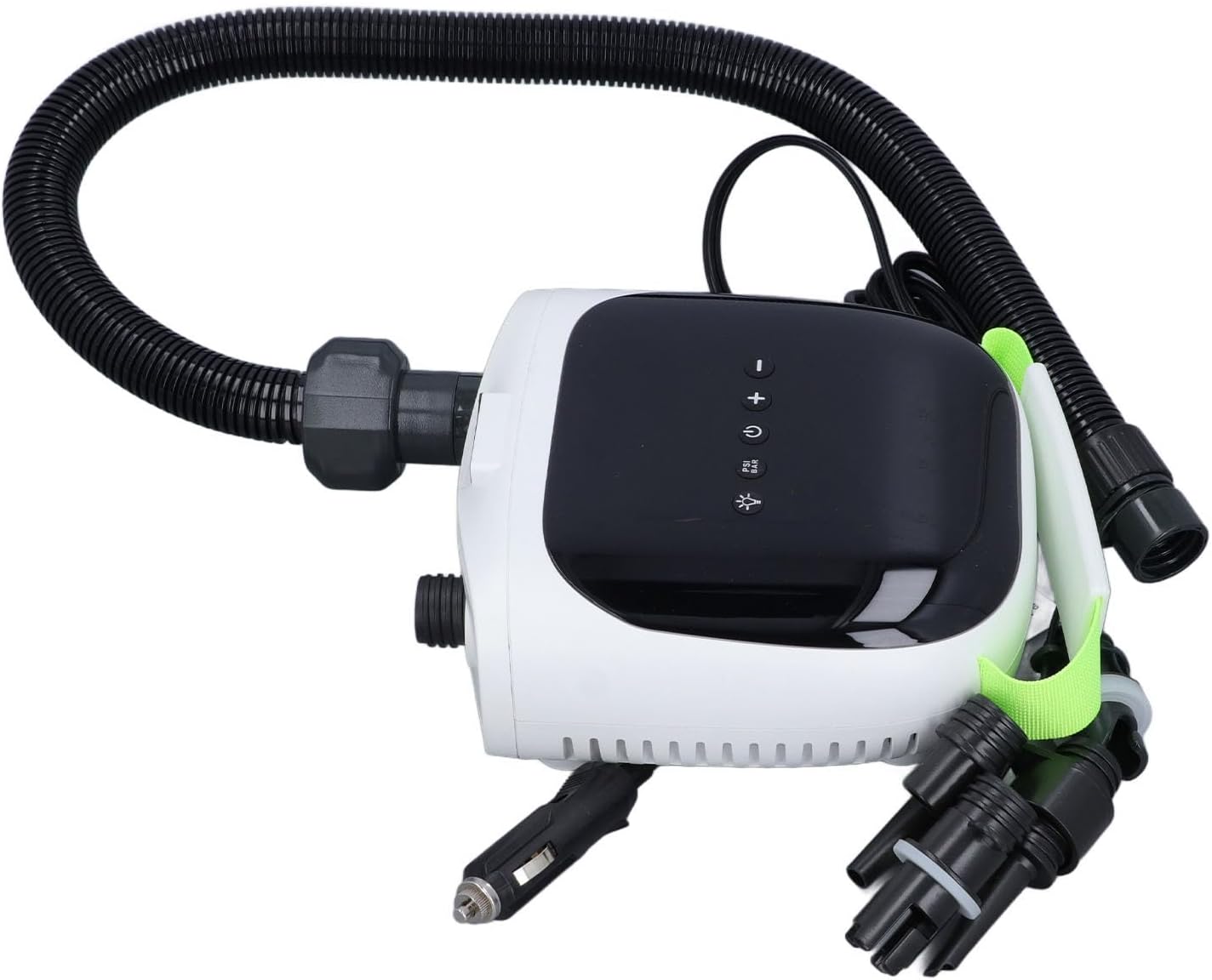Rechargeable Paddle Board Pump Electric Air Pump Smart Pressure System Segmented Inflation for Inflatable Tent Boat Kayak ABS Material 4000mAh Battery