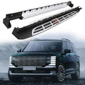 Running Boards for 2026 Hyundai Palisade, 2PCs Fixed Side Steps Side Pedal Rail Board | No Drill Bolt-On Kit | SUV Rail Board Accessories Silver (1 Set)