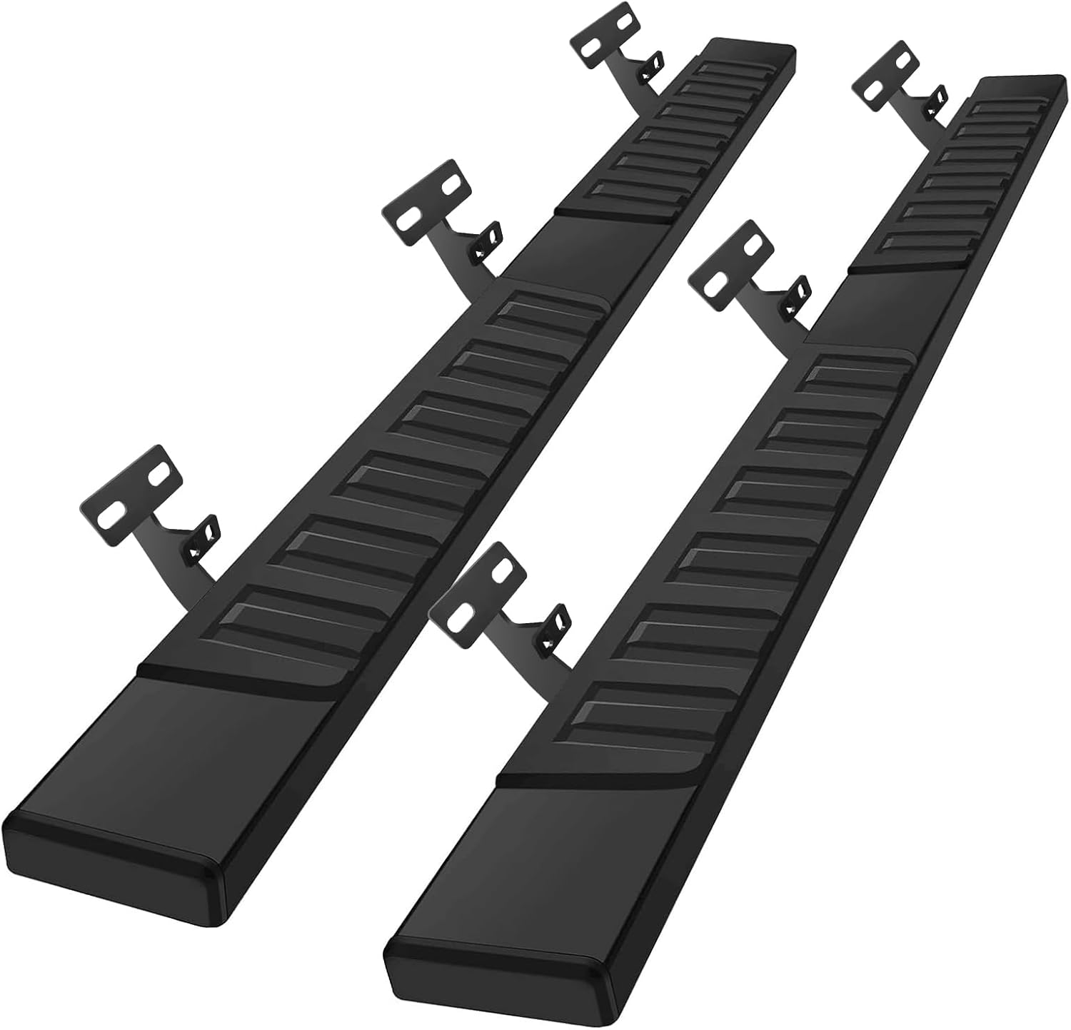 COMNOVA 6 Inch Quad Cab Running Boards Compatible with Dodge Ram 1500 Quad Cab 2009-2018(Incl. 2019+ Classic)/10-24 Ram 2500 3500, Carbon Steel Step Bars, Extended Cab Side Steps Nerf Bars.