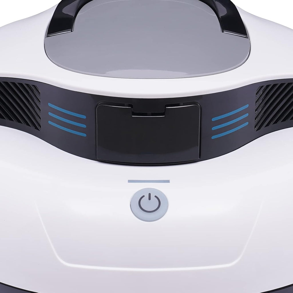 75-Minute Runtime Cordless Robotic Pool Cleaner, Automatic Pool Vacuum Pool Cleaner Robot with 5000MAh Lithium Battery and Dual Brushless Motor System for Flat Bottom 12.75 x 12.6 x 6.7 Inch
