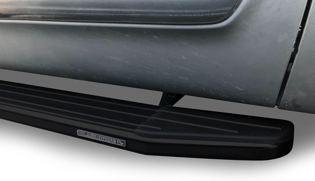 Black Horse PEERLESS Running Boards Black Compatible with 2015-2023 Jeep Renegade-PR-J268BK