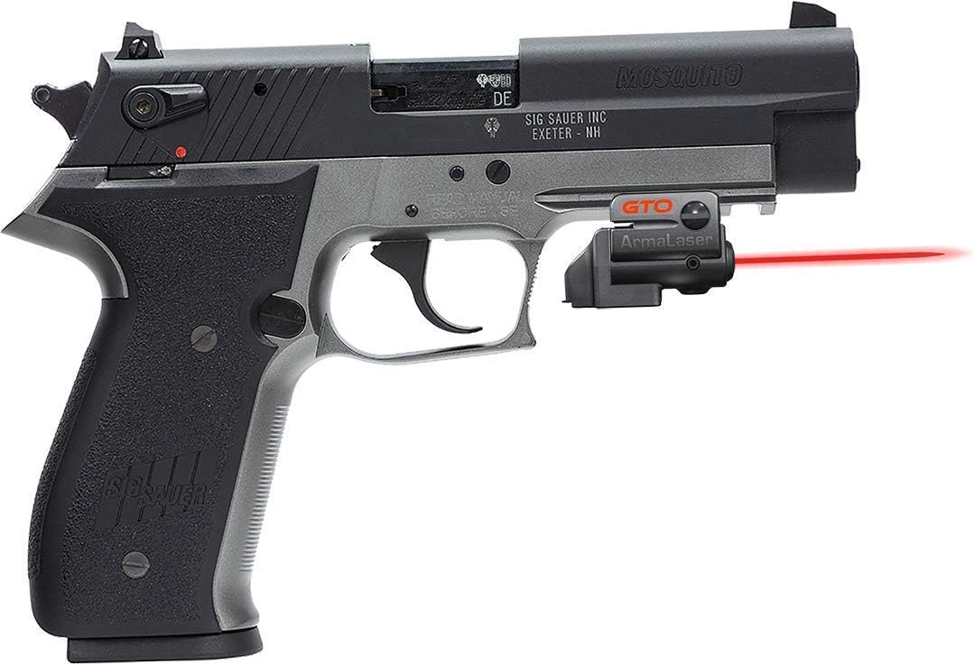 ArmaLaser GTO and FLX41 Red Laser Sight GripTouch SwitchDesigned to fit SIG Mosquito