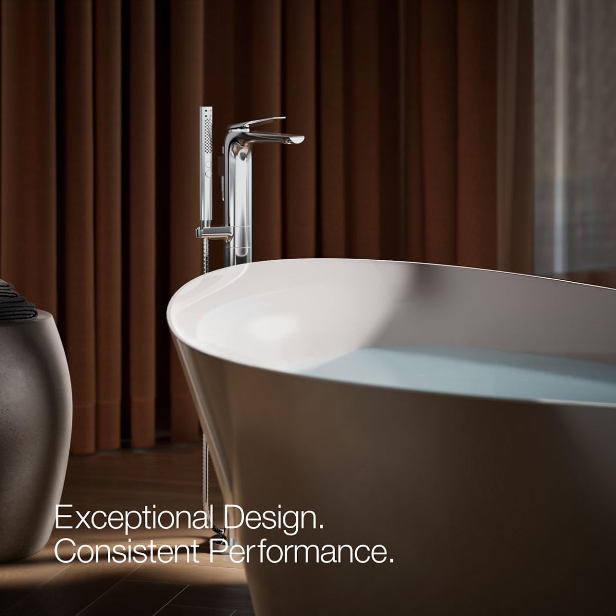 Kohler K-T97367-4-CP Avid Tub Faucet, Polished Chrome