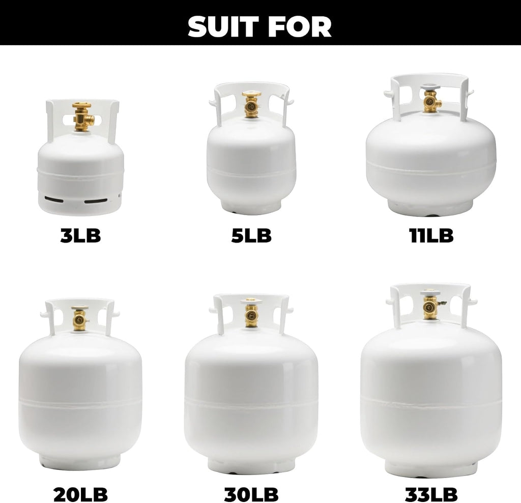 Sidasu Propane Tank Storage Cage for 8 Cylinders-31.5'x30'x67', Lockable Outdoor Storage Box with Split Doors, Heavy Duty Cylinder Storage Cabinet, Yellow Powder Coated,Fits 3,5,11,20,30,33lb Tanks