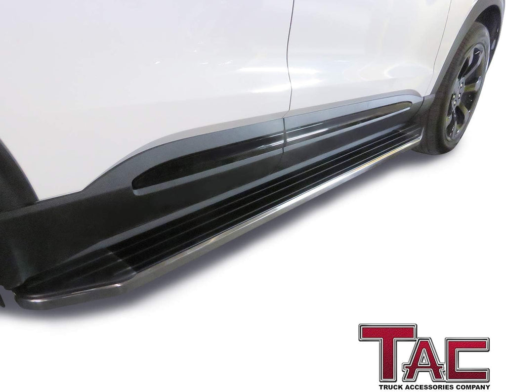 TAC Side Steps Fit 2020-2025 Ford Explorer SUV 5.5' Aluminum Black Side Bars Step Rails Nerf Bars Running Boards Off Road Automotive Exterior Accessories (2 Pieces Running Boards)