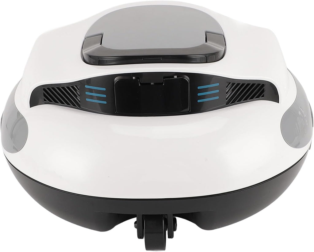 Robotic Pool Cleaner, Portable Pool Vacuum, 1000 Ft ² Cleaning Area, Cordless Above Ground Pool Robot Vacuum, Self Parking & Automatic Cleaning, 5000mAH Battery (US Plug)