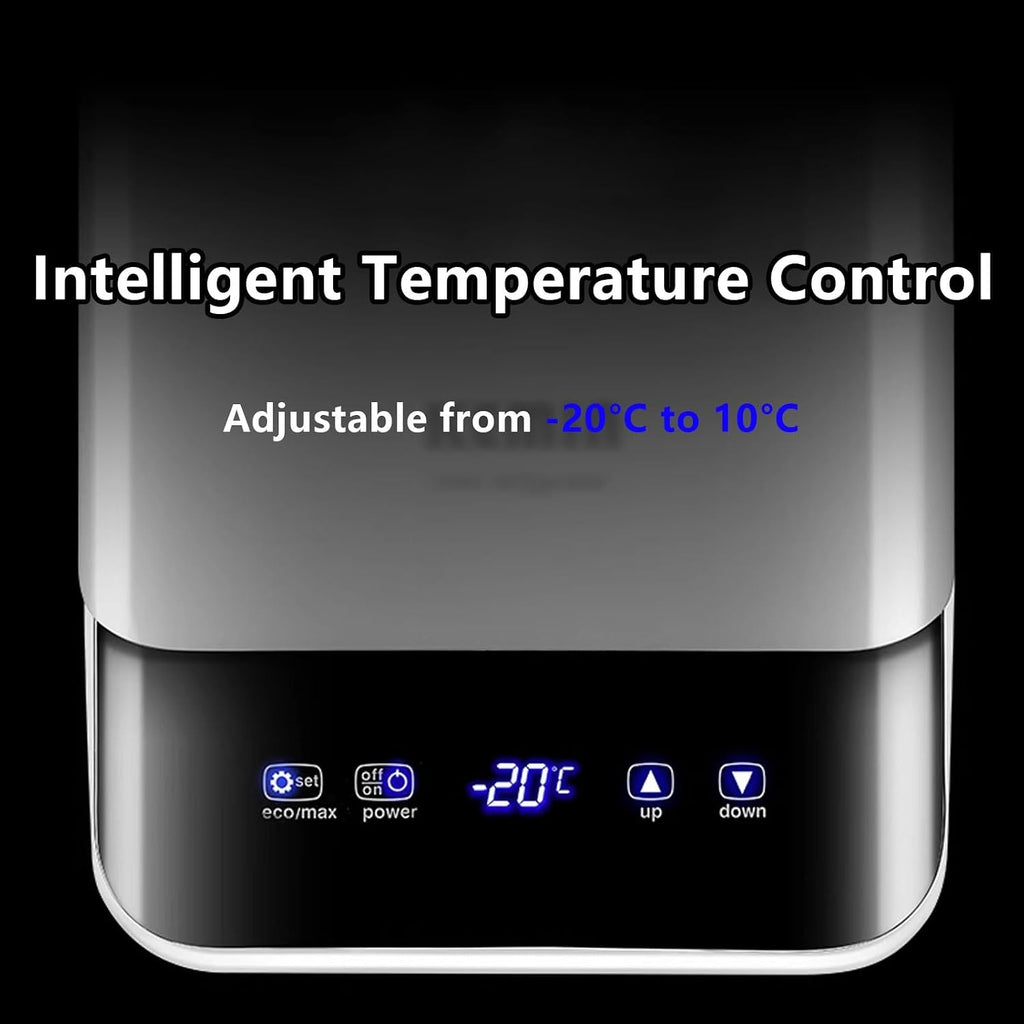 Camping Refrigerator 12v Car Refrigerator Plug in Coolers for Vehicles 18/26L Compressor Refrigeration Technology for Camping, Travel & Picnics -20°C to 10°C(31 * 55 * 37cm)
