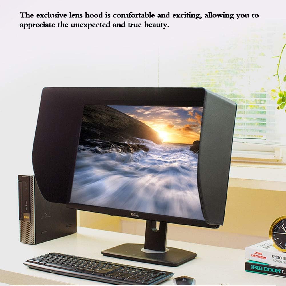 27-Inch Computer Screen Hood, Anti-Stray Light and Anti-Peeping Eye Protection Baffle, Suitable for Apple iMac/Imacpro Model Computers, Suitable for Frame Width 65CM,Gray