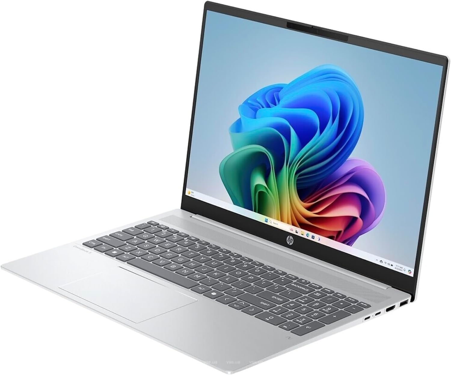 HP OmniBook 5 Next Gen AI Laptop 16.0' Touchscreen 2K IPS Display (Intel Ultra 5-225U, 16GB LPDDR5X, 1TB PCIe SSD, Backlit KB, Copilot+, Webcam, Win 11 Pro) w/Dockztorm USB Port Expander