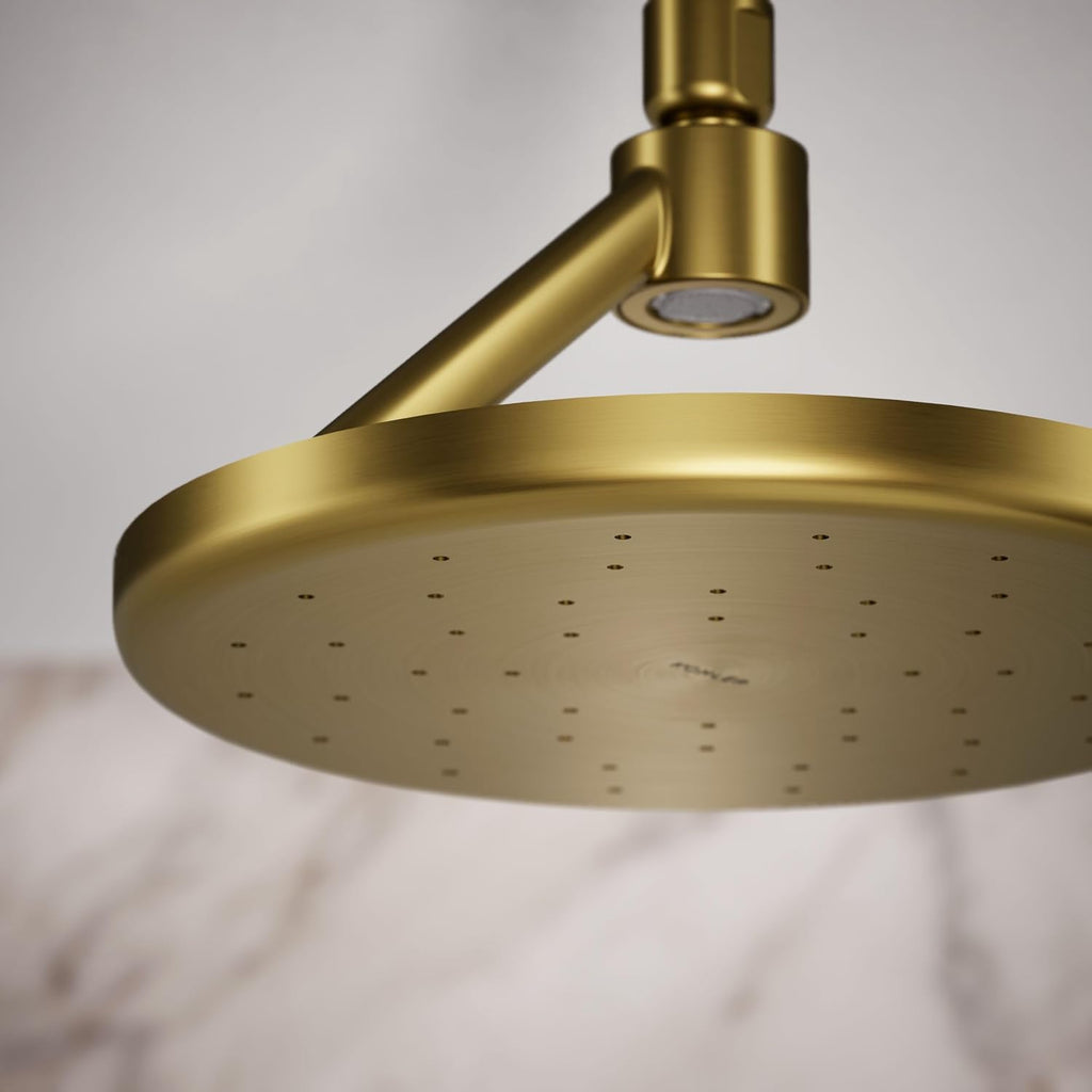 Kohler 26301-2MB Statement® Open Rain iconic single-function rainhead,' 2.5 gpm, Vibrant Brushed Moderne Brass