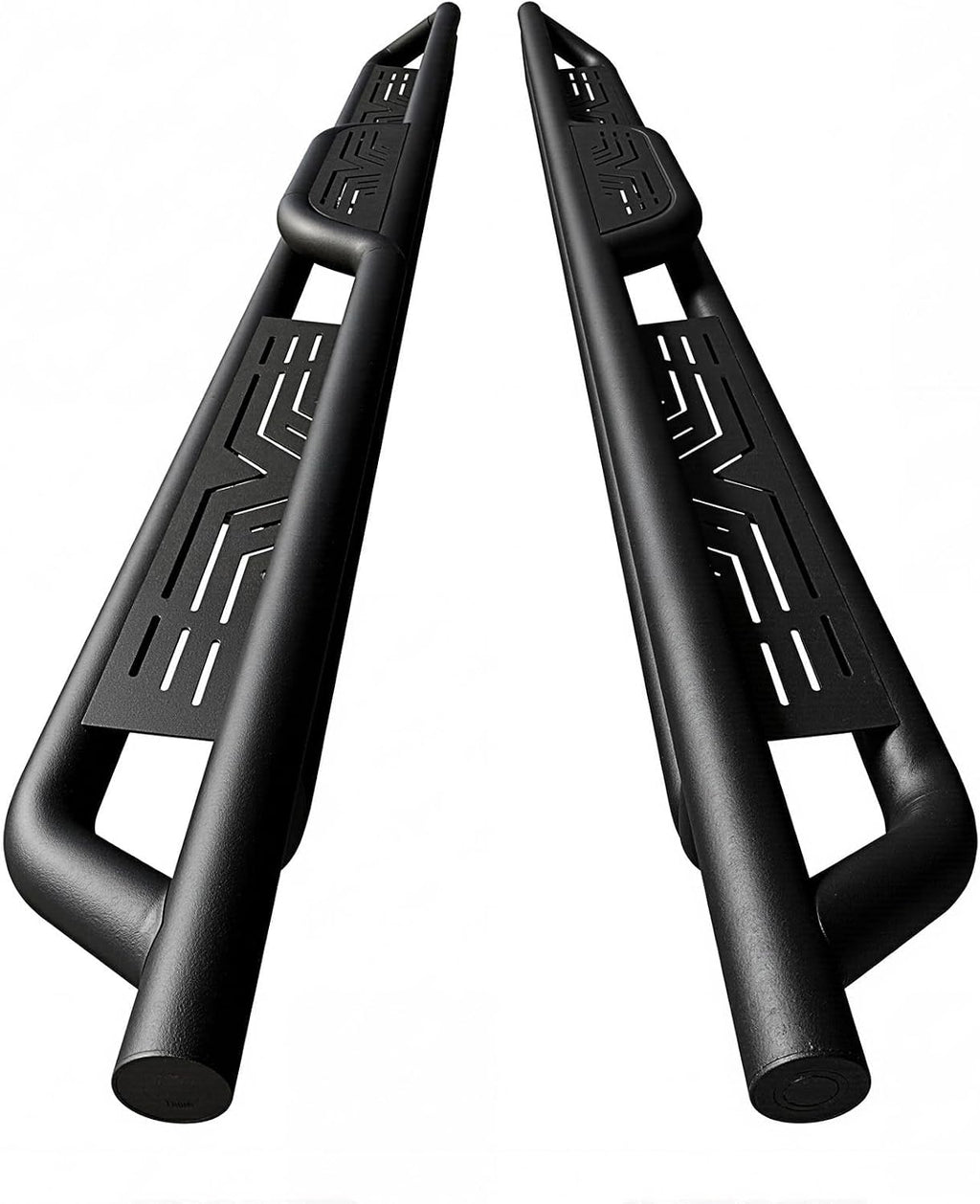 PZ 6' Running Boards Anti-Slip Side Steps Carbon Steel Compatible with Dodge Ram 1500 Quad Cab/Extended Cab 2019-2025 New Body Style,550LBS Steel No Drill Truck Running Boards Direct Fit Nerf Bar
