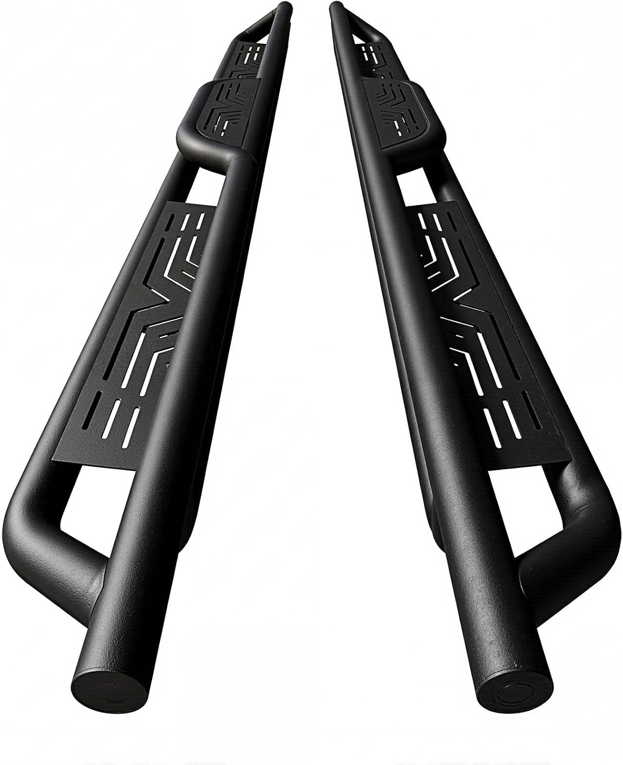 PZ 6' Running Boards Anti-Slip Side Steps Carbon Steel Compatible with Dodge Ram 1500 Quad Cab/Extended Cab 2019-2025 New Body Style,550LBS Steel No Drill Truck Running Boards Direct Fit Nerf Bar