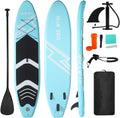 Inflatable Stand up Paddle Board, Extra Wide SUP, with Premium Paddleboard Accessories, Hand Pump, Backpack, Adult & Youth, for Yoga Fishing Paddling