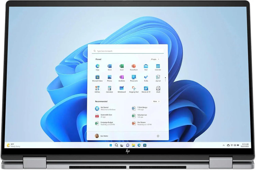 HP Envy x360 16' 2-in-1 Touchscreen Laptop for School and Hobbies, 6-Core AMD Ryzen 5 8640HS, 8GB LPDDR5 RAM, 1TB PCIe NVMe, Backlit KB, Wi-Fi 6E, Webcam, HDMI, Windows 11 Pro, w/BWE Accessories