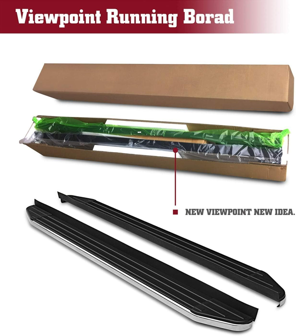 TAC Side Steps Fit 2020-2025 Ford Explorer SUV 5.5' Aluminum Black Side Bars Step Rails Nerf Bars Running Boards Off Road Automotive Exterior Accessories (2 Pieces Running Boards)