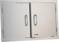 Bull Outdoor Products 34000 38' Double Access Doors – 304 16 Gauge Stainless Steel, Double Walled Design, Rust and Stain Resistant, Outdoor Kitchen Cabinet Access for Propane Tanks, Heavy Duty