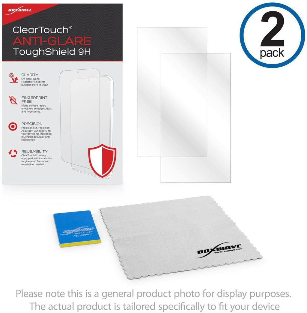 BoxWave Screen Protector Compatible with Apple Studio Display (27 in) - ClearTouch Anti-Glare ToughShield 9H (2-Pack), Anti-Glare 9H Tough Flexible Film Screen Protector