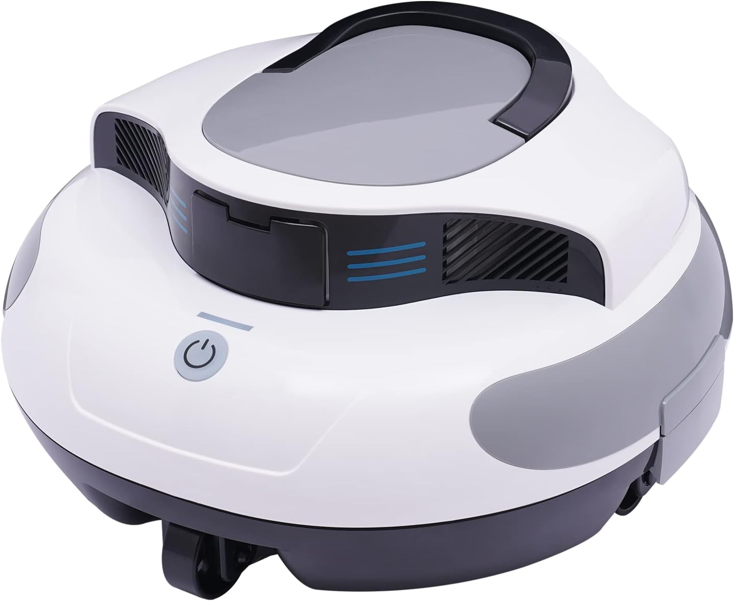 75-Minute Runtime Cordless Robotic Pool Cleaner, Automatic Pool Vacuum Pool Cleaner Robot with 5000MAh Lithium Battery and Dual Brushless Motor System for Flat Bottom 12.75 x 12.6 x 6.7 Inch
